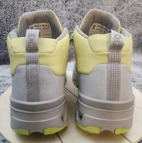 On Cloud "Cloudtrax" Women's Waterproof Hiking Boots Size 6.5 Glacier/Zest NWOB - Picture 7 of 8